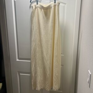 Djerf Avenue knit cream skirt / dress